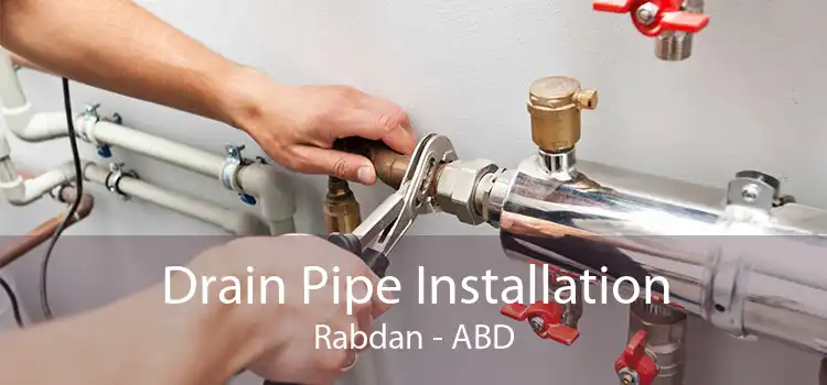 Drain Pipe Installation Rabdan - ABD