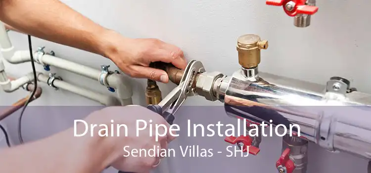 Drain Pipe Installation Sendian Villas - SHJ